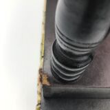 Foot rest chest studded fabric vintage studded