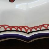 Collection plate Vieux Rouen signed handmade