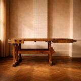 Workbench Industrial Vintage Wood Joiner’s Bench