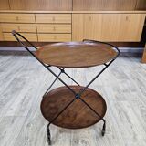 Bar cart, åry fanérprodukter, nybro, teak, sweden, 1960s