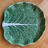 Cabbage leaf dessert plates