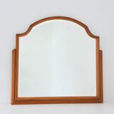 Antique bevelled mirror vintage 1930s
