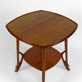 Pedestal table "Olga" by Louis Majorelle in mahogany, France, circa 1900