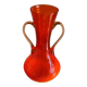 Vase en verre craquelé