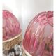 Michelotti Crystal Glass Prism Boudoir Parlor Lamps 1950s