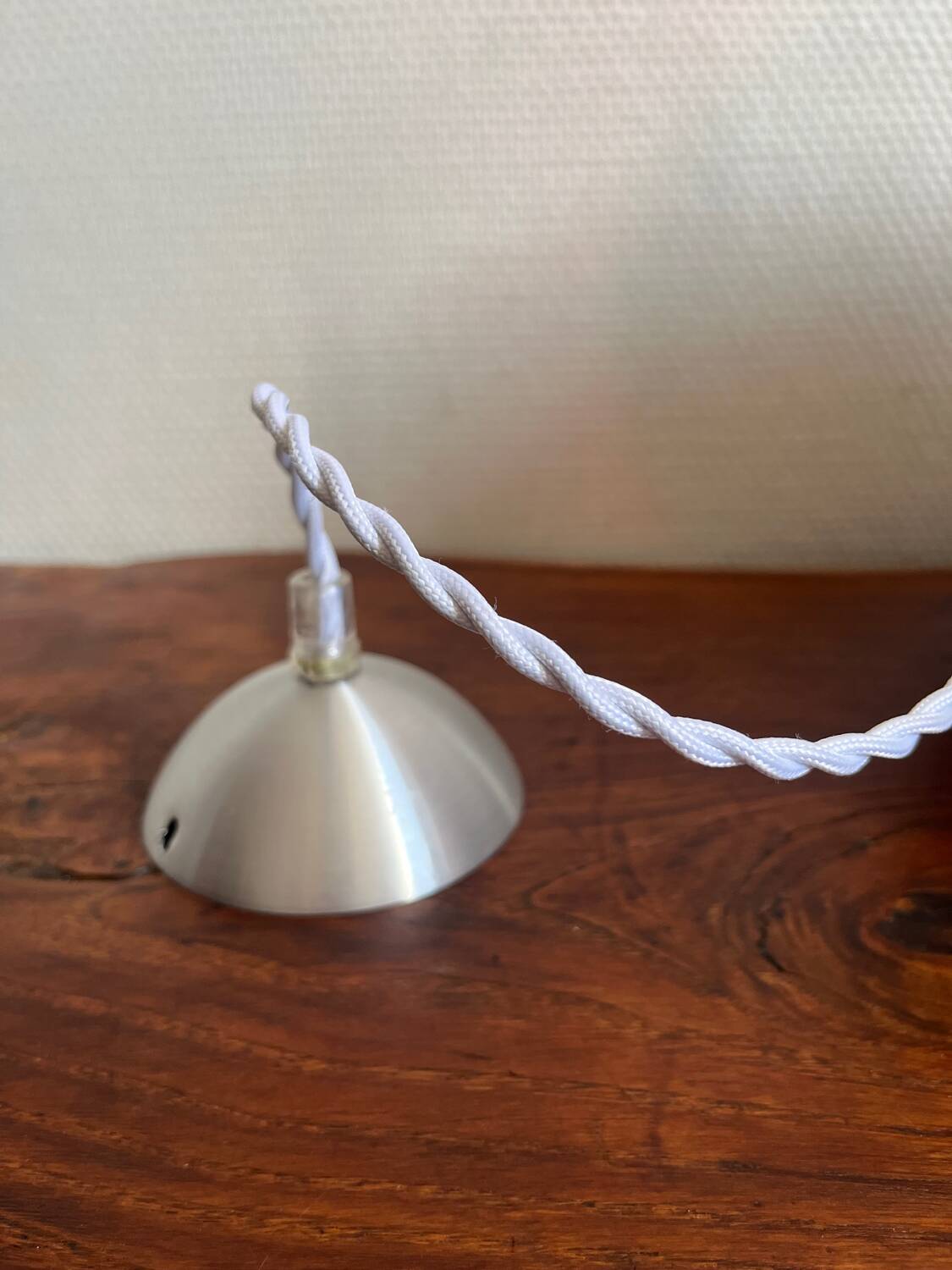 Space Age globe pendant light from the 80s