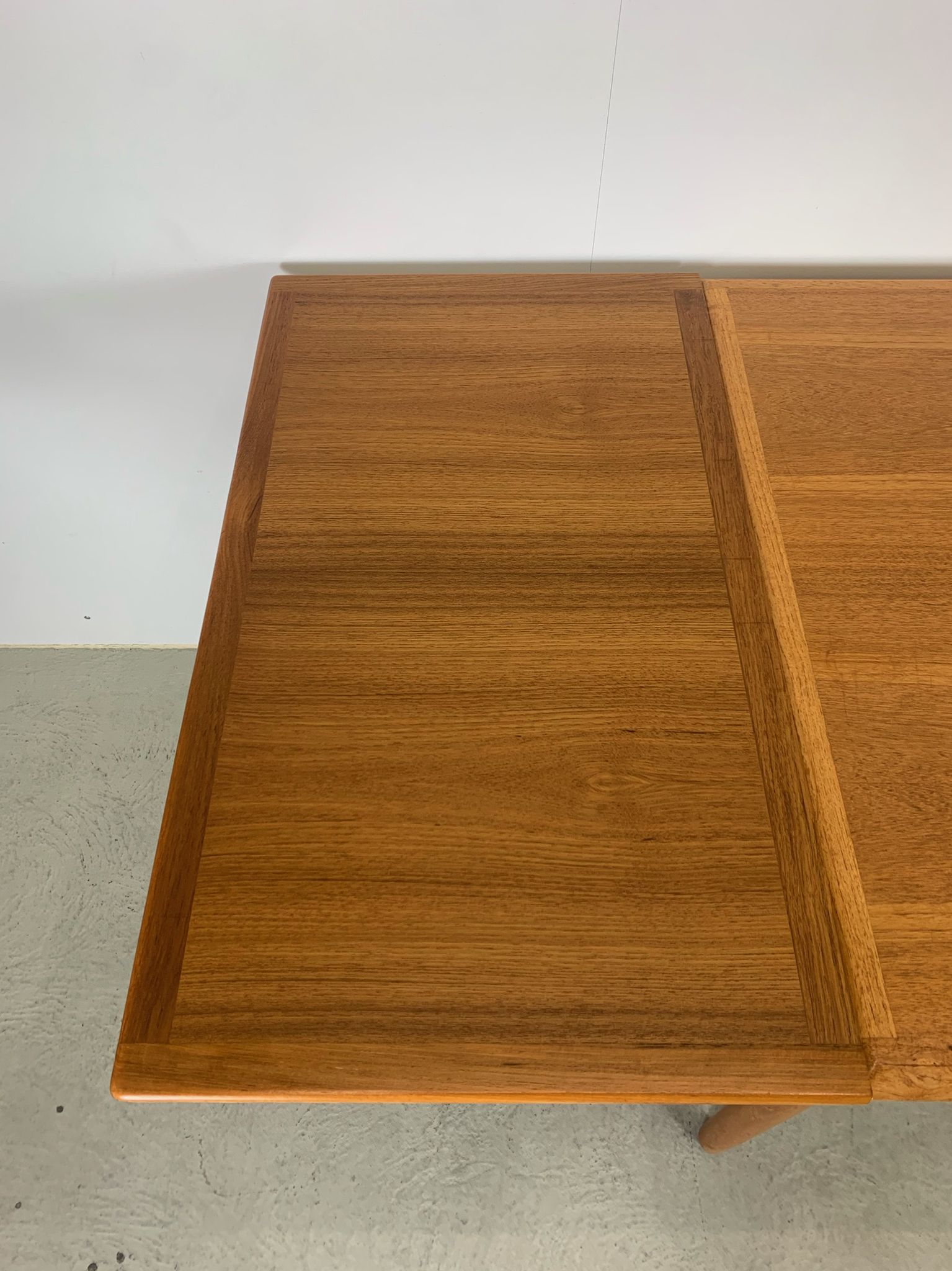 Teak dining table by Kai Kristiansen for FM Mobler, 1960s