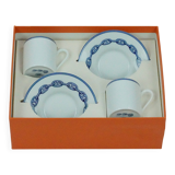 Hermès - Set of Cups and Saucers - Anchor Chain Model