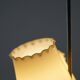 Mid-century glass and brass chandelier, model 501-3 by Stockmann, Finland, 1940s.