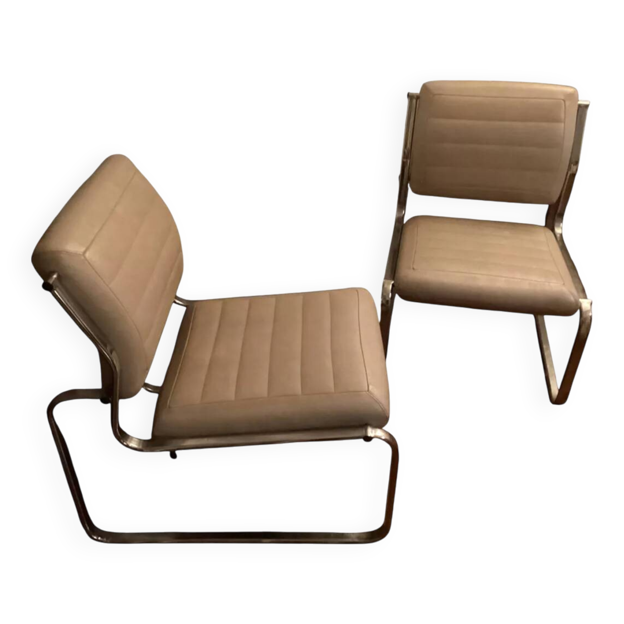 Vintage leather armchairs