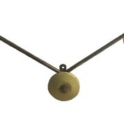 Metal coat rack 5 hooks 50s