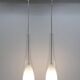 IKEA Klockspel 1980 pair of pendant lights cleaned and functional.
