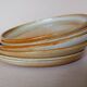 5 Montgolfier stoneware dessert plates