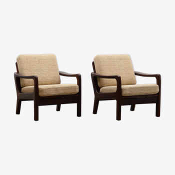 Set of 2 arm chairs by Juul Kristensen for JK Denmark.