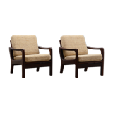 Set of 2 arm chairs by Juul Kristensen for JK Denmark.