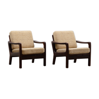 Set of 2 arm chairs by Juul Kristensen for JK Denmark.
