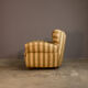 Three-seater sofa and armchair, 50s, set of 2