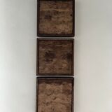 Triptych in bark paper