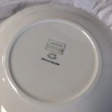 Set of 12 Gien porcelain plates
