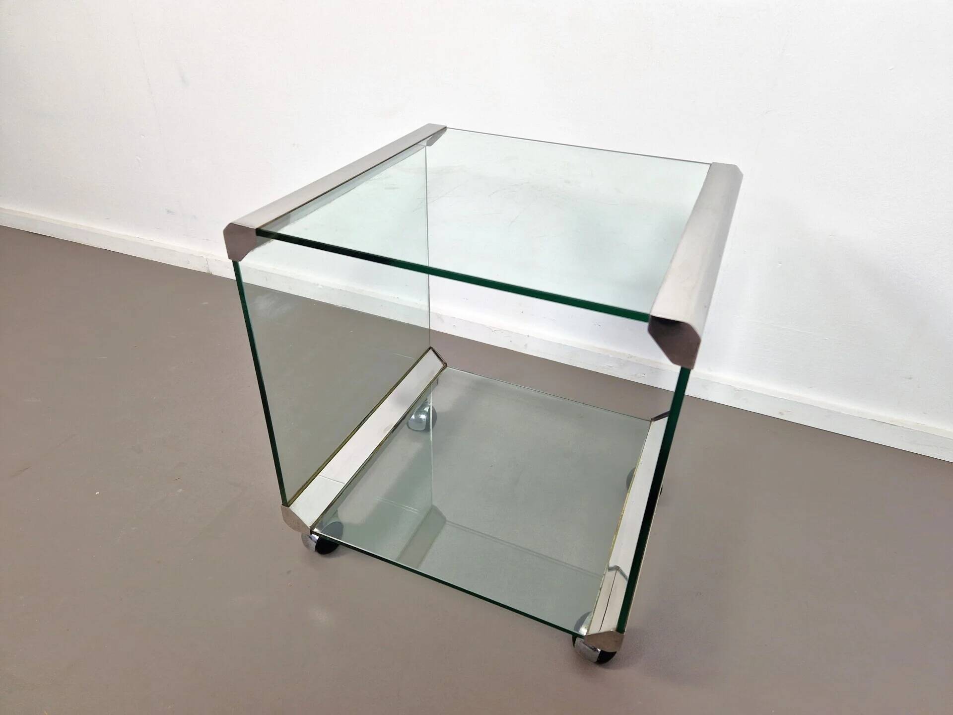 Gallotti & Radice side table trolley, 1980s