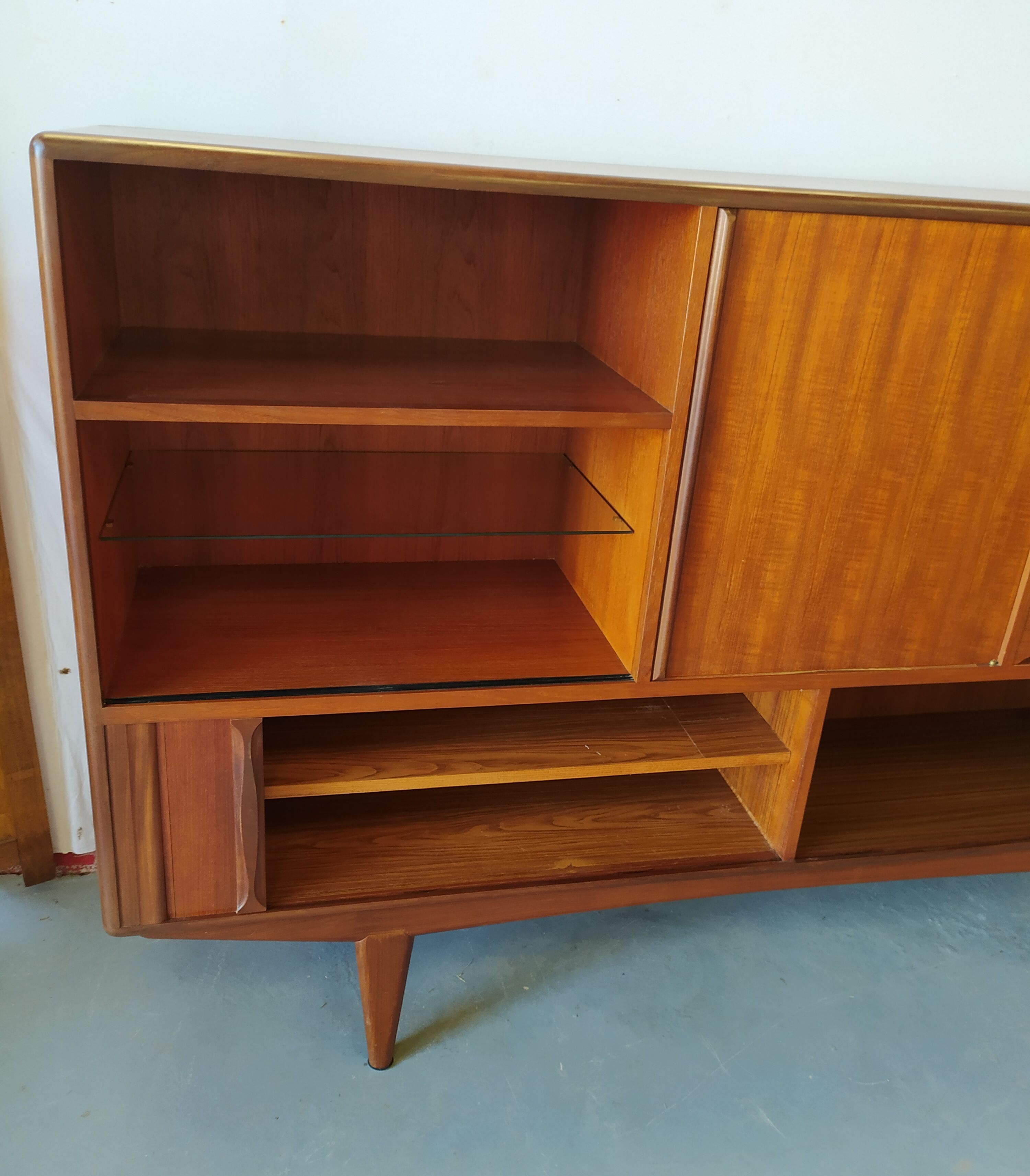 Massive teak sideboard