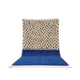 Authentic natural wool Moroccan rug custom-made 2/3 m
