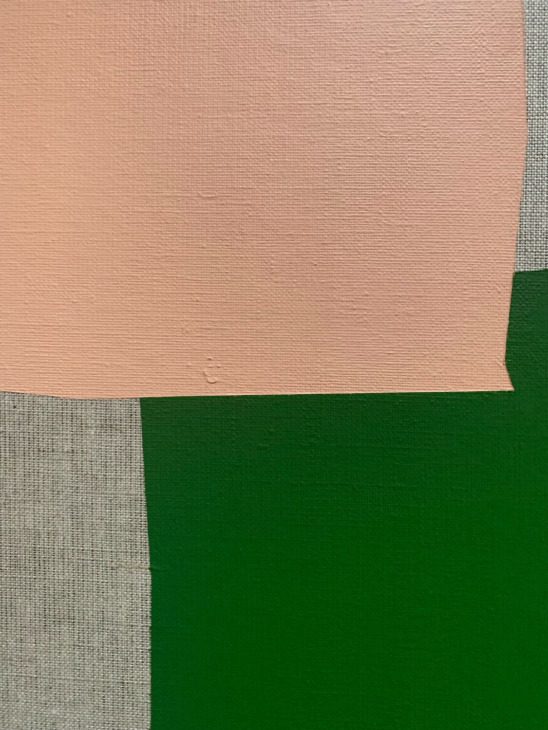 Pink On Green - original artwork