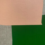 Pink On Green - original artwork