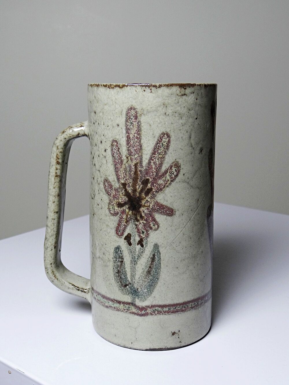 Large mug Le Mûrier Gustave Reynaud Vallauris vintage 1960s