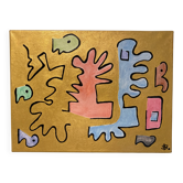 Modern painting canvas