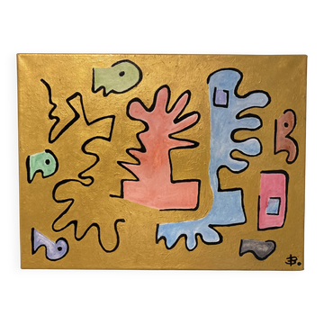 Toile peinture moderne