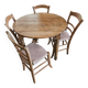 Table et chaises de campagne