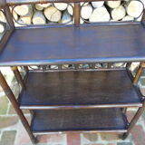 Rattan shelf
