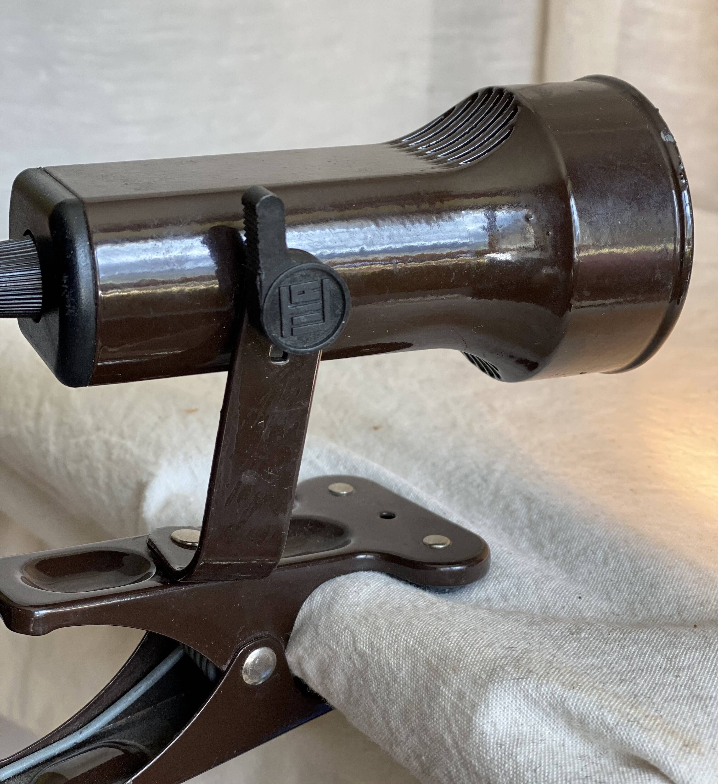 LITA clamp lamp, vintage adjustable spotlight, 1950-60