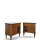 Pair of Italian bedside tables from the mid-20th century.