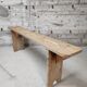 Fir farmhouse bench