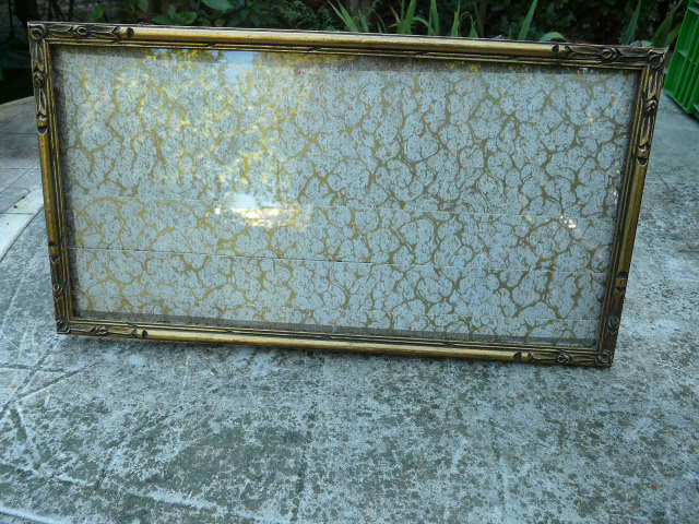 Old wooden frame or photo holder