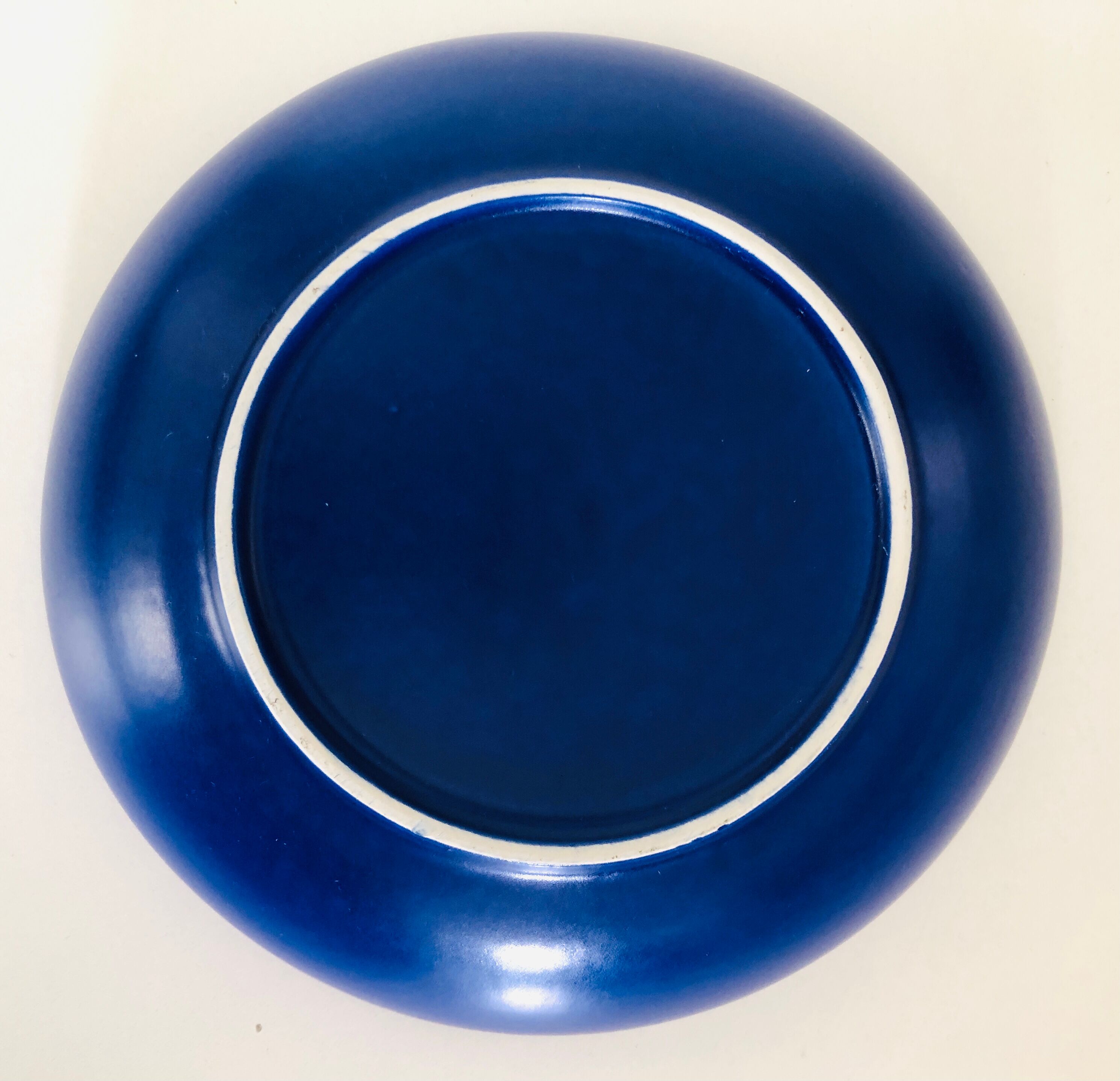 Coupelle céramique bleue