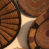 Vintage wall baskets Africa