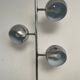 3-globe chrome floor lamp