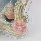 Murano glass wall mirror 28x23cm