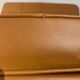 Pair of camel leather drivers by Florence Knoll