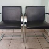 Set of 4 BRNO chairs, Mies Van Der Rohe, Knoll lot