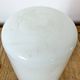 Vintage White Porcelain Ceiling Light with Milk Glass, 1970s
