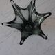 Smoked glass vase 70s