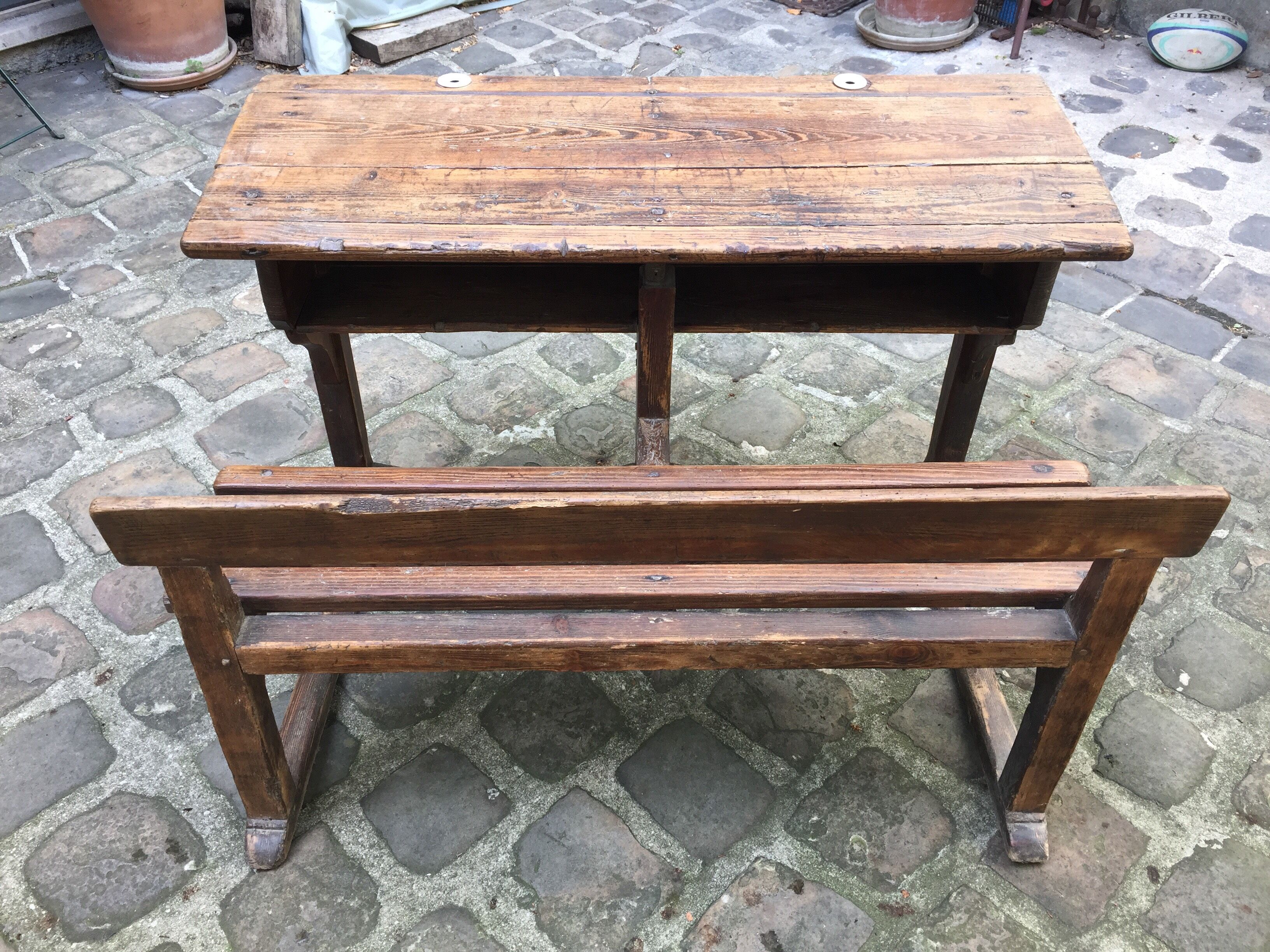 Vintage school desk