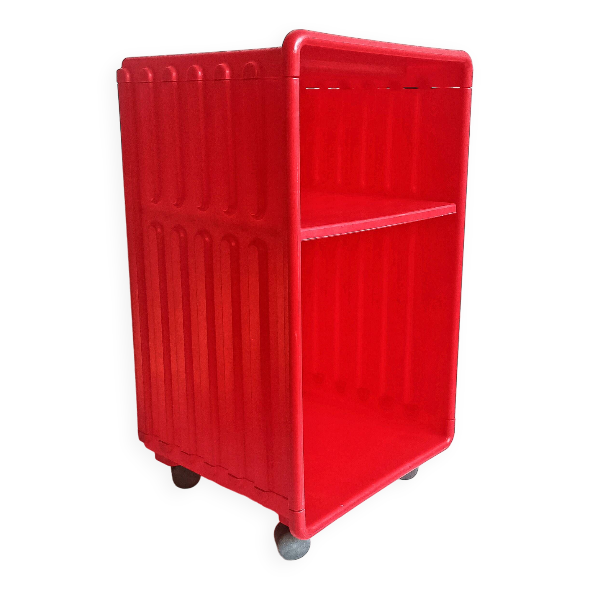 Vintage Ikea Hagberg trolley on wheels