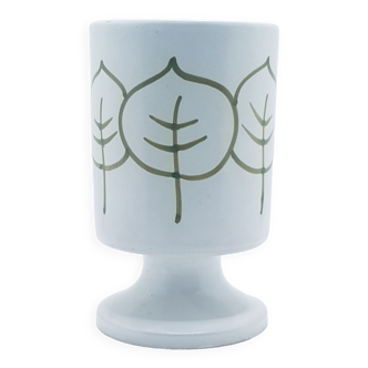 Hand painted Italian goblet vase