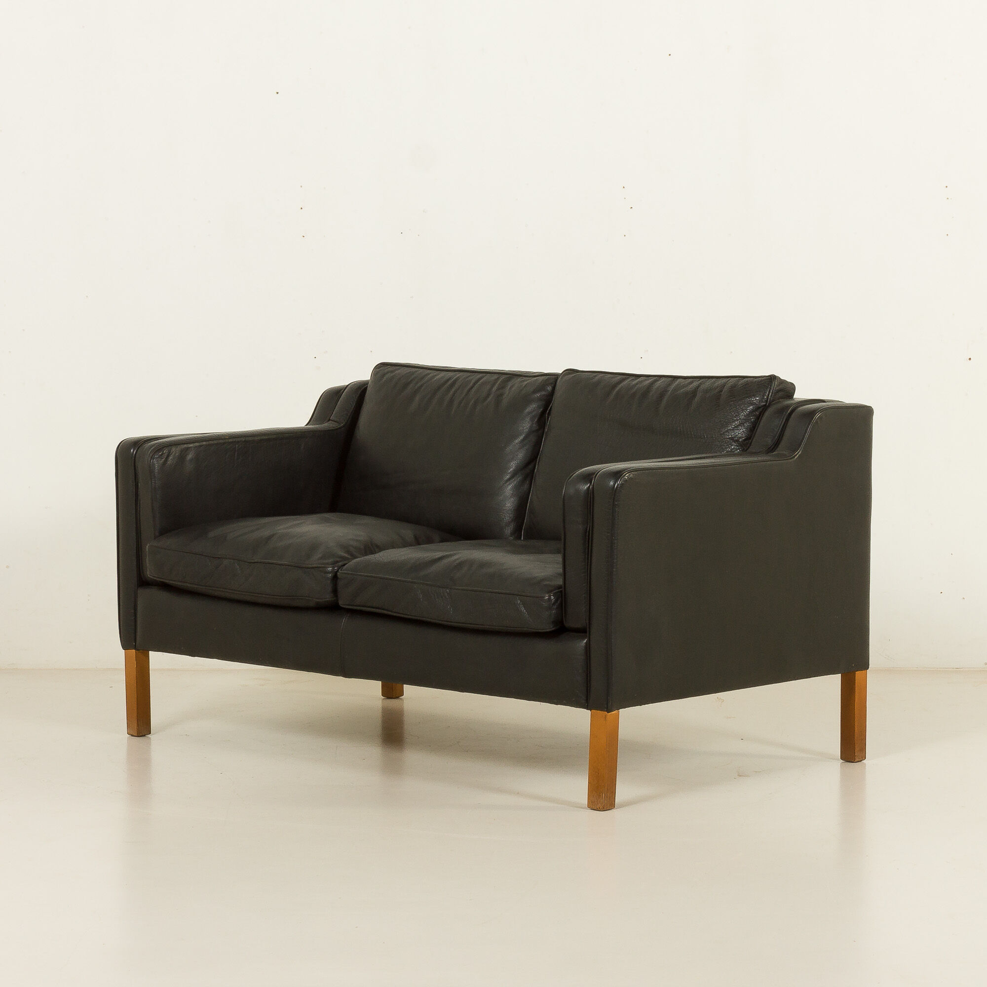 Stouby leather sofa, Denmark 1970s