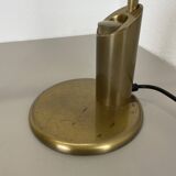 Large Modernist 60cm Table Lamp in Brass and Metal by Florian Schulz, Germany, 1970s